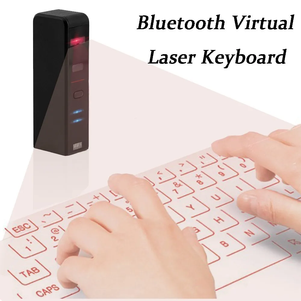 CHUYI Мини QWERTY клавиатура Bluetooth лазерная проекция Беспроводная виртуальная для Windows