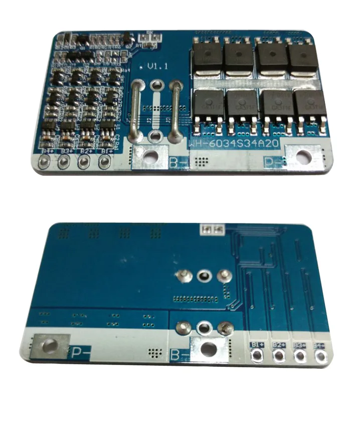 Защитная плата для батарей BMS/PCM/PCB литий полимерная батарея 18650 20 А С