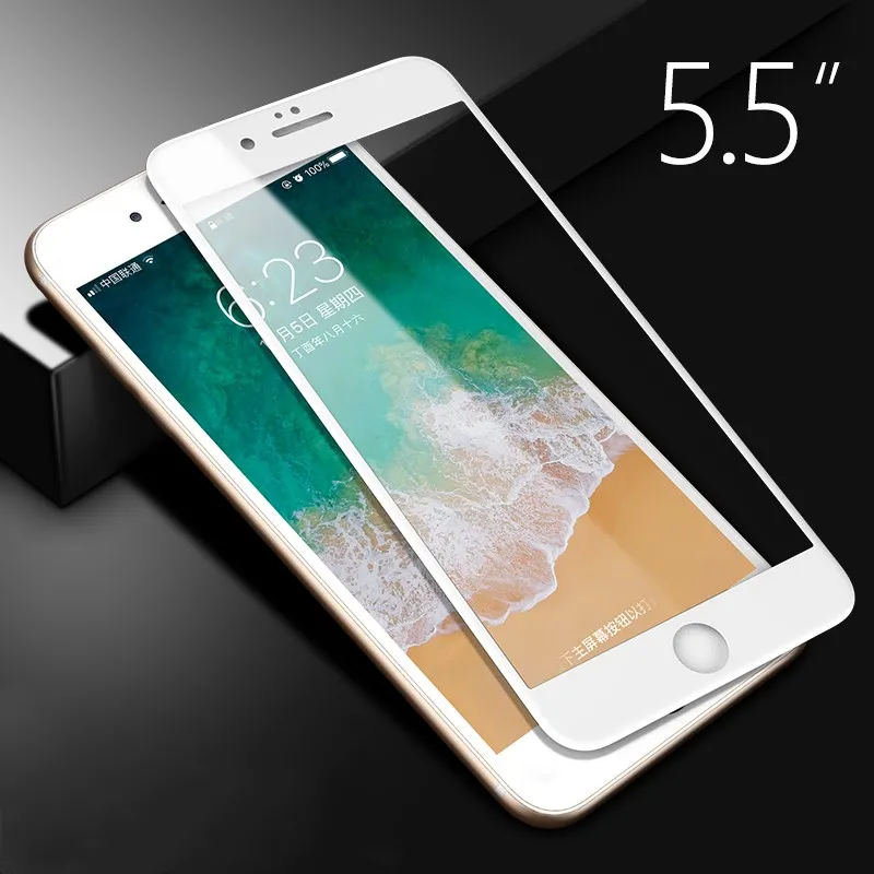 Защитная пленка из закаленного стекла для iphone X 8 8plus 7 6 Plus 6s|Защитные стёкла и