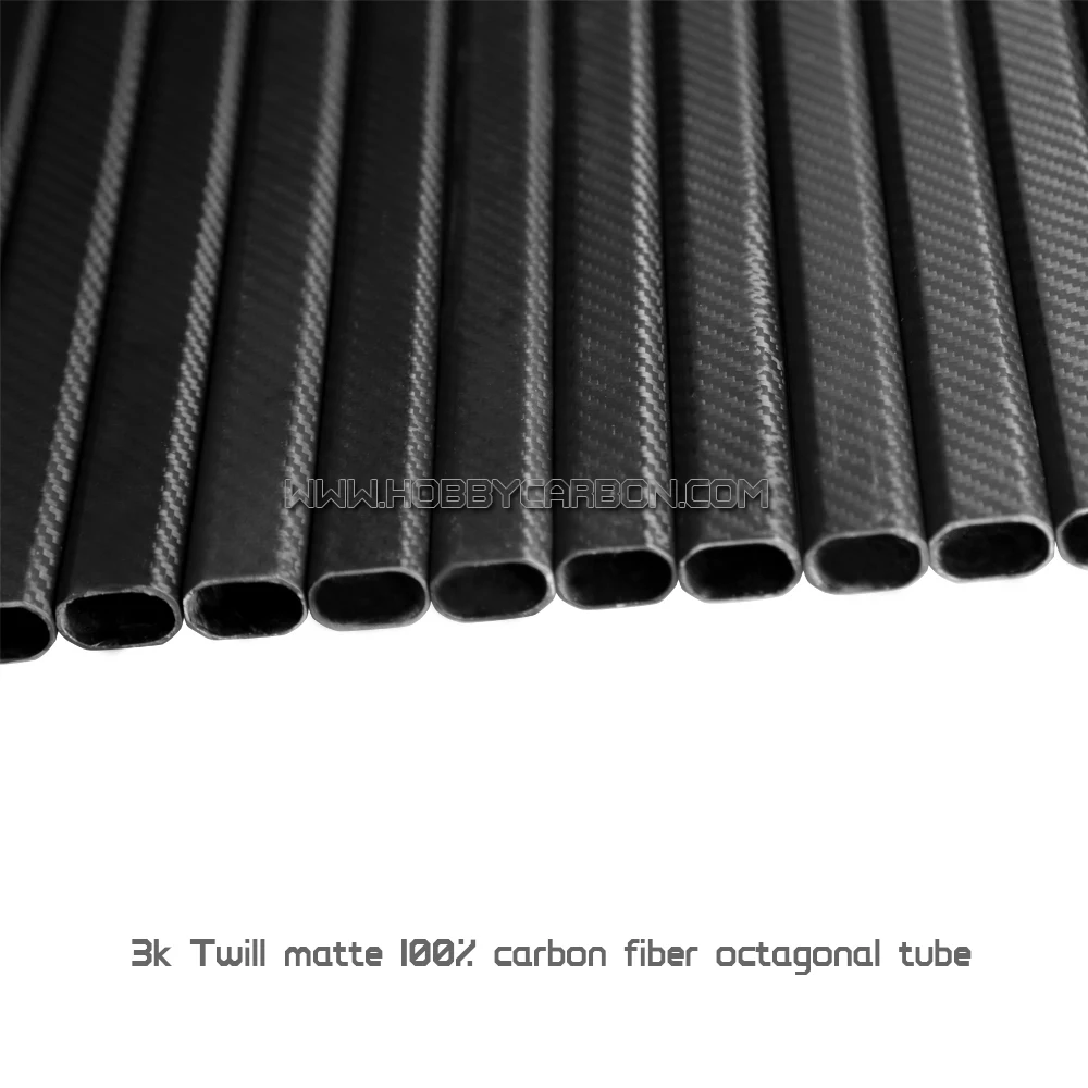 HOBBY CARBON оптовая цена 6 шт. 20x30x500 мм 100% углеродная восьмиугольная трубка для