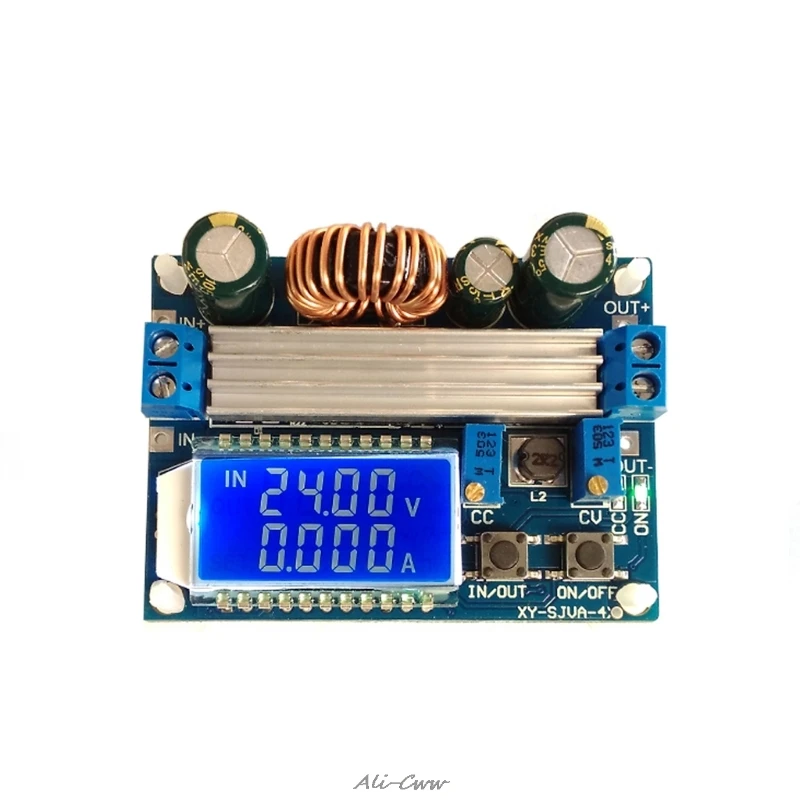 

4A Buck-Boost Converter Module Adjustable Buck Boost Board With LCD Display S927