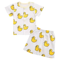 

2018 Summer Fashion Baby Suit Cute Animal Cartoon Print Newborn Infant Toddlers Short Sleeve Clothing Set for Kids 0-36 Months