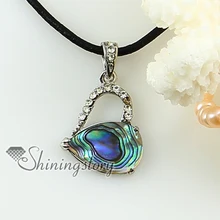 Сердце любовь Радуга ушка горный хрусталь раковины Mother Of Pearl Oyster морские раковины кулон ожерелье 2013 Дешевые ювелирные изделия