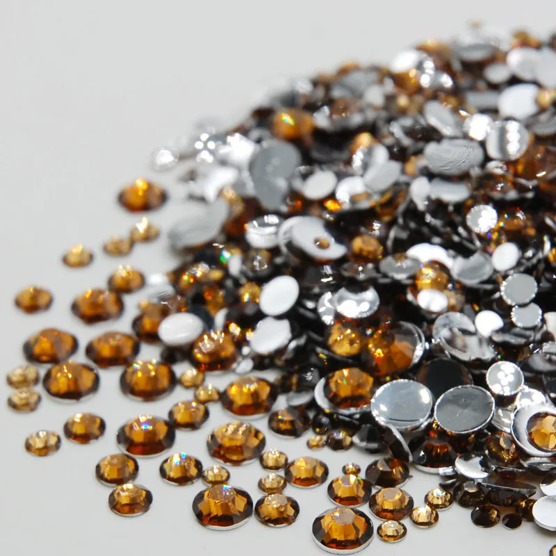 Violet Rhinestone Mixed Sizes Top Quality Non Hotfix Flatback Acrylic Rhinestones For Nail Art Decoration DIY Nail Mix Beads Pins & Pincushions