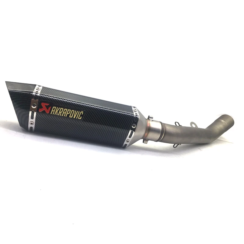 

Motorcycle Exhaust middle pipe Muffler pipe middle adapter pipe for kawasaki Z800 2013-16 with exhaust with db killer