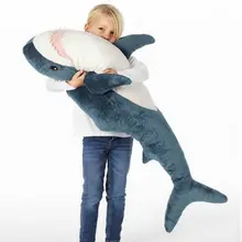 Большая Акула игрушки чучело и плюшевые игрушки Россия Кукла-Акула Детская Мягкая Подушка Диван Подушка плюшевая акула дети подарок на день рождения