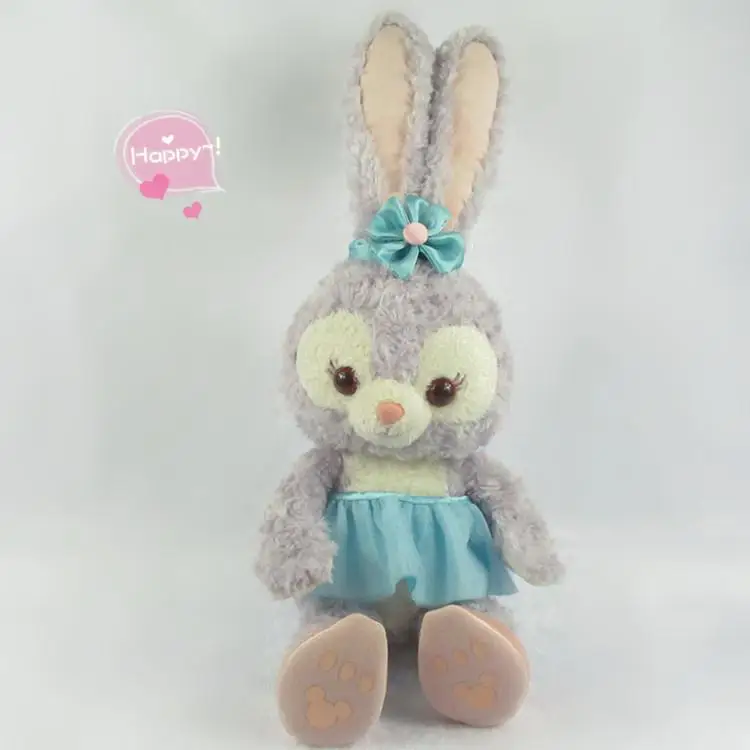 45 см Duffy лучшие новые друзья stellalou Rabbit балет кролик с длинными ушами куклы игрушки в виде животных с плюшевой набивкой мягкая игрушка для девочек детские плюшевые игрушки - Цвет: Черный