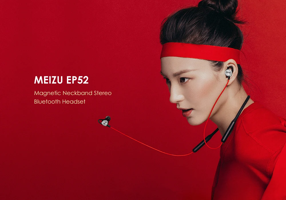 MEIZU EP51/EP52 Bluetooth Наушники Беспроводные спортивные HiFi наушники IPX4 водонепроницаемые Bluetooth наушники с микрофоном