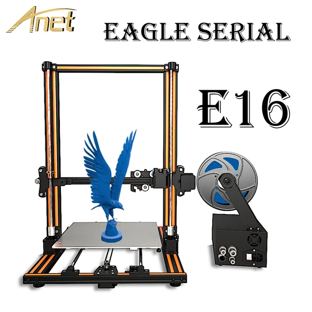 Special Price Anet Eagle Serial E10 E12 E16 3D Printer High Precision Reprap Prusa i3 DIY Printer Large Print Size 300*300*400mm 3D Printer Special Price Anet Eagle Serial E10 E12 E16 3D Printer High Precision Reprap Prusa i3 DIY Printer Large Print Size 300*300*400mm 3D Printer