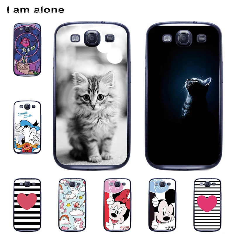 

I am alone Phone Cases For Samsung Galaxy SIII S3 I9300 4.8 inch Soft TPU Mobile Cellphone Fashion Bag For S3 SIII Free Shipping