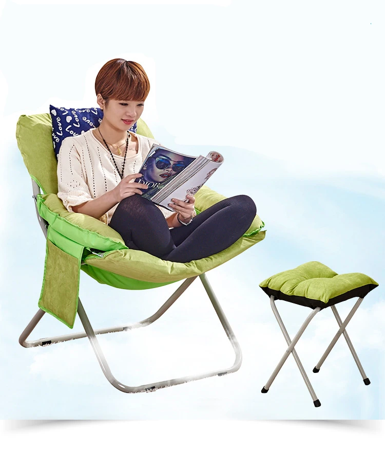 

Household folding recliner computer office sofa lazy chair dormitory chair casual lunch break chair