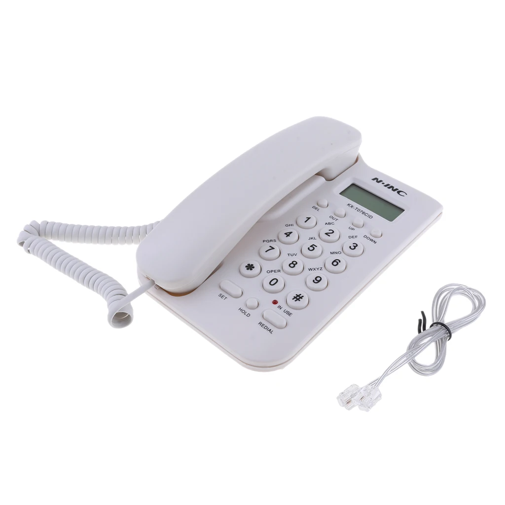 Fixed Telephone Home Office Wall Mount Hotel Wall-mounted KX-T076CID Office Corded Phone