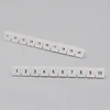 ZB10 digital marker strip for UK10N Din Rail Terminal Block Mark bar morsettiera ZB-10 bornier terminals marking label ► Photo 3/5