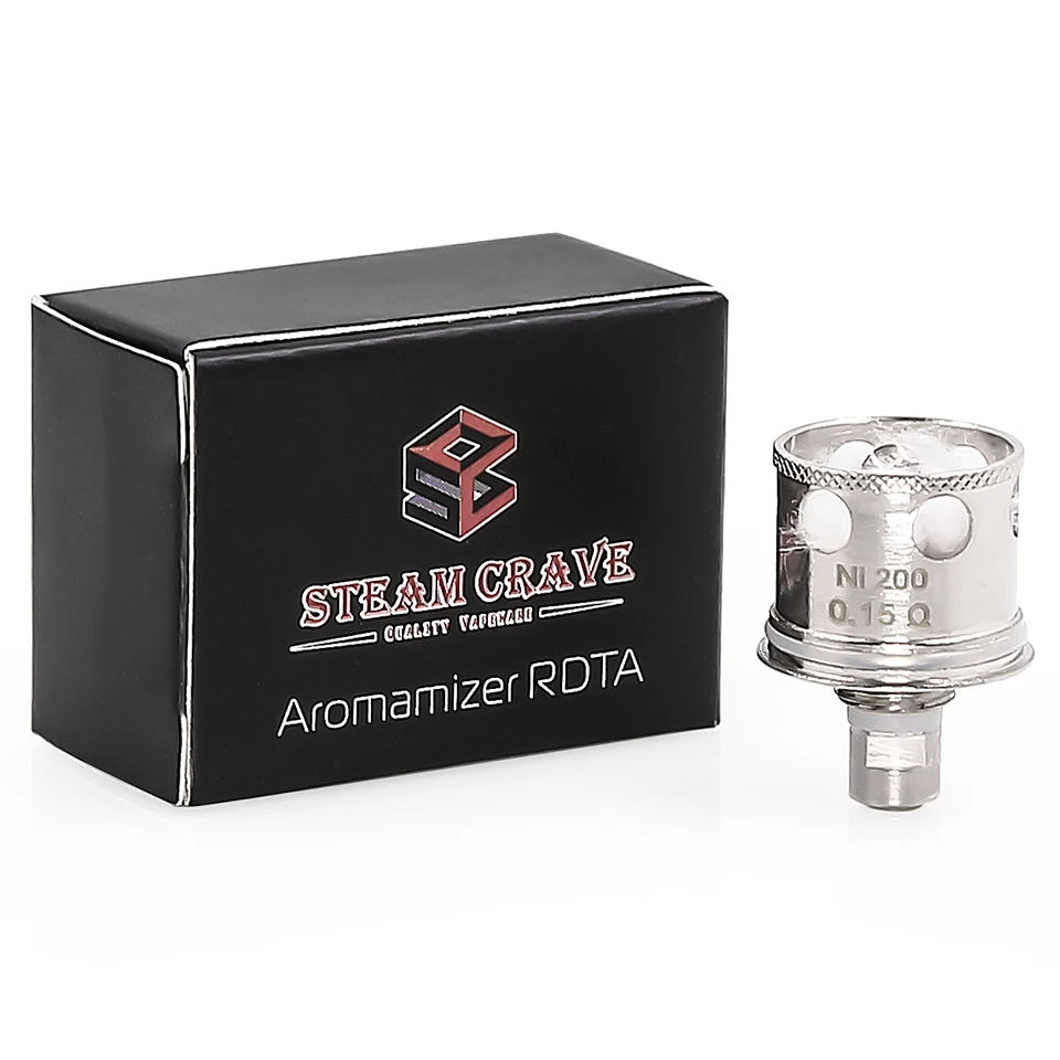 Original Steam Crave Aromamizer Ni200 0.15ohm kal dual 0.3ohm replacement coils head for OCC Tank Atomizer Core | Электроника