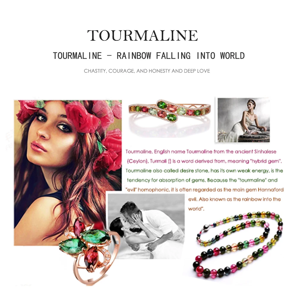 

Natural Gemstone Tourmaline Muti-Color LMTML