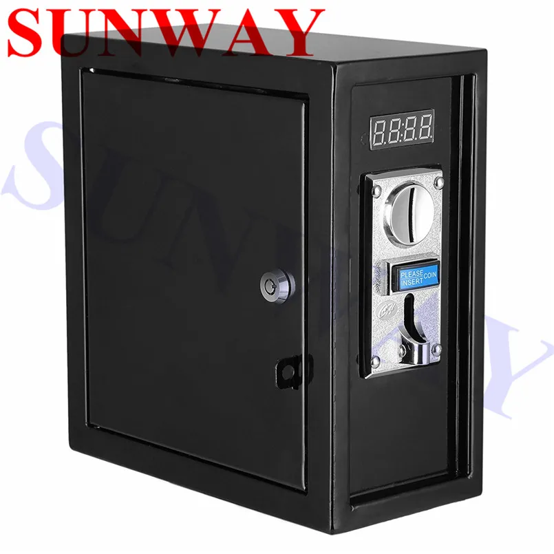 

110VCoin operated Timer Control Power Supply Box Coin Acceptor Programmable Coin Acceptor Multi Coin Selector for Vending Mahine