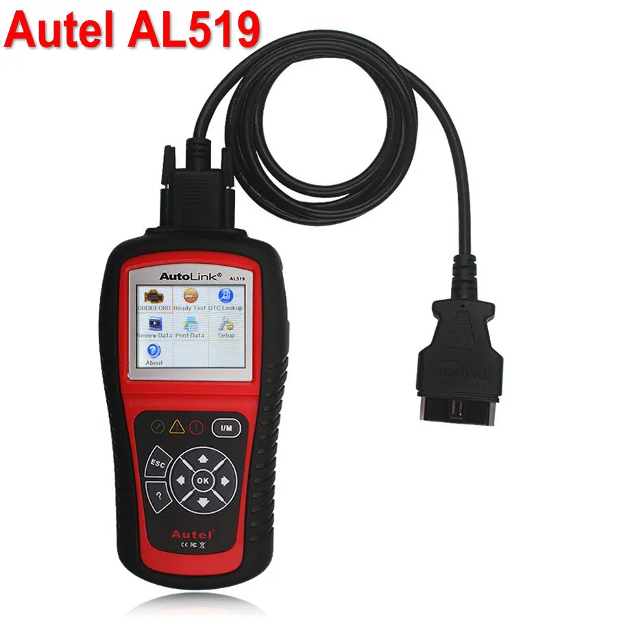 Autel AutoLink AL519 Auto Code Reader OBD II CAN Scan Tool al 519 Retrieves generic Turns