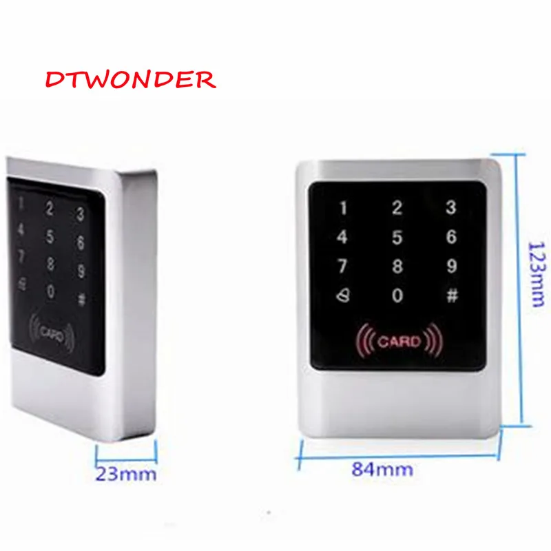 

DTWONDER Access Control Card Reader Keypad Waterproof rfid Scanner Touch ID IC Tag Readers DT005