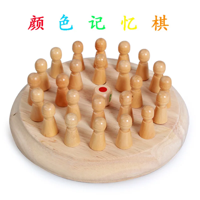 1 комплект цветные шахматы на запоминание шашки флип шахматы деревянные детские взрослые шесть цветов развивающие игрушки