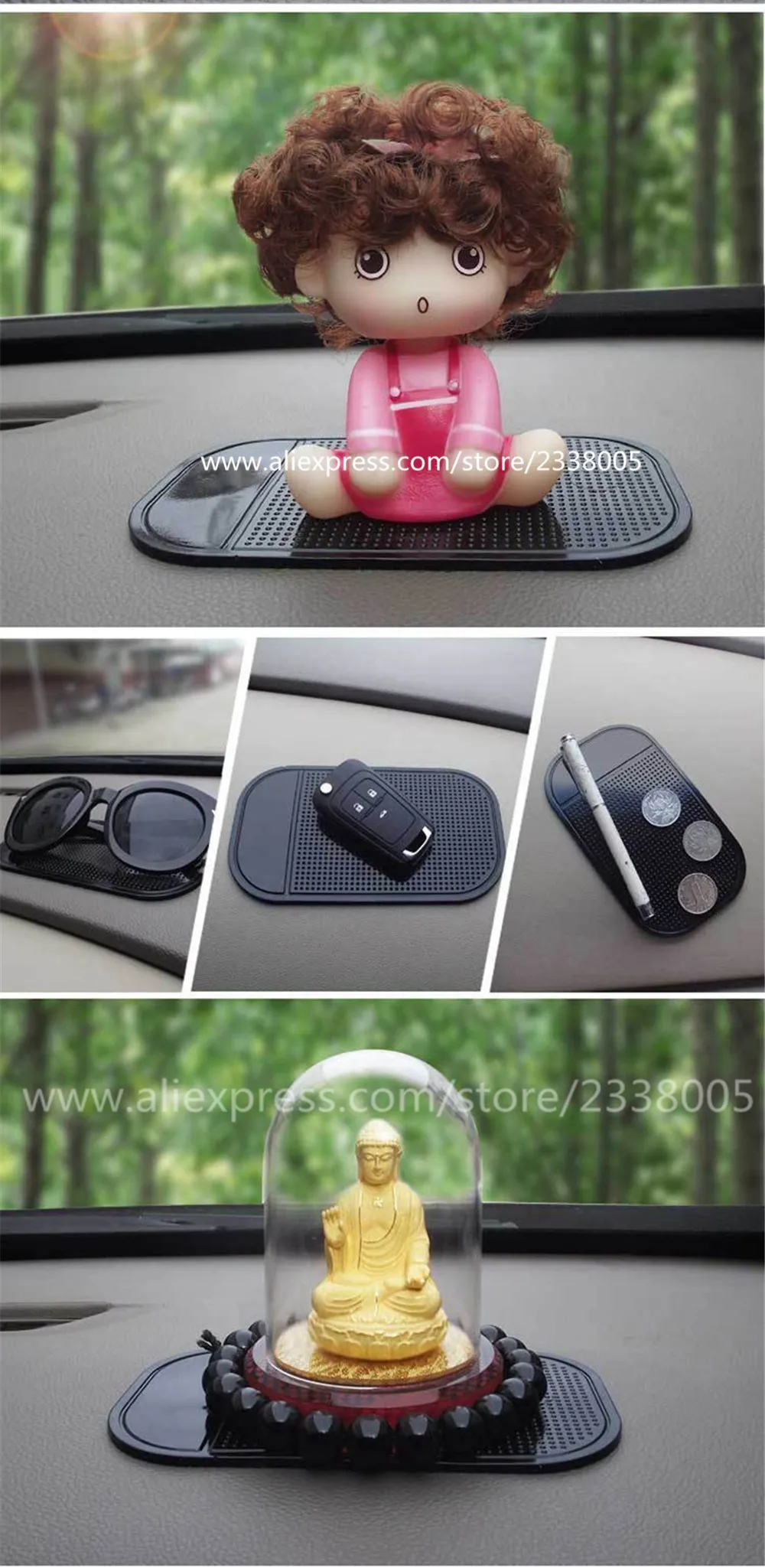 Новые автомобильные аксессуары для интерьера для мобильного телефона Mp3mp4 Pad gps Противоскользящий автомобильный Липкий Противоскользящий коврик