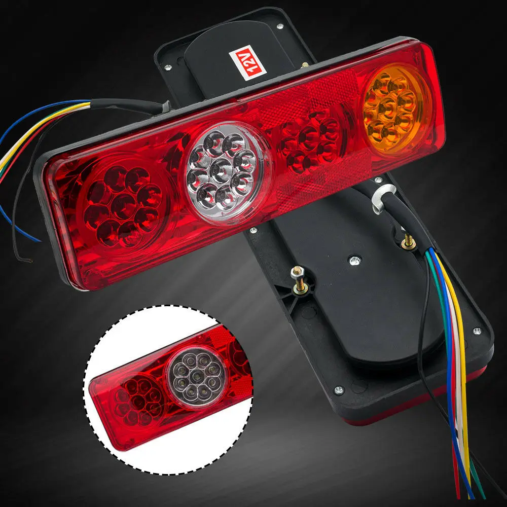 Impermeável Car Rear Tail Lights, Brake Stop