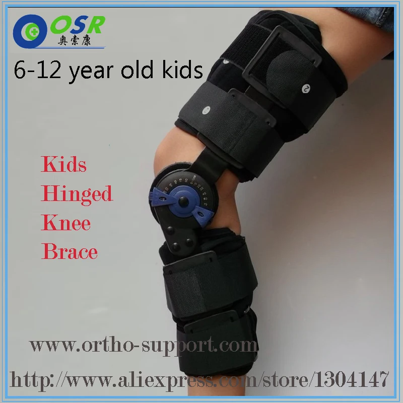 Kids Post Op Hinged Knee Braces ROM Medical Osteoarthritic Knee Support