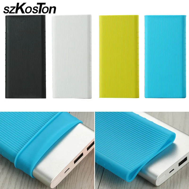 Чехол для Xiaomi Mi Power Bank 2 10000 мА/ч резиновый чехол защитный силиконовый чехол|Сумки