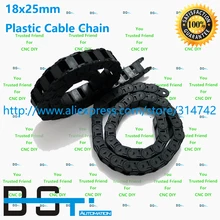 1 лот(10 шт.* 1000 мм = 1 лот) 18 мм* 25 мм пластиковые тяговые цепи TP 18x25 открытый тип кабельный носитель