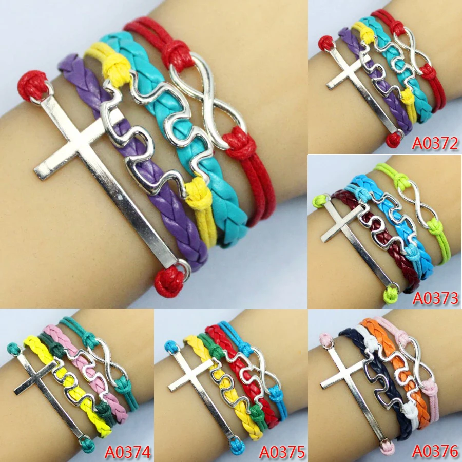 Silver Cross Praying Autism Mom Aunt Sister Grandma Friend Letters Heart Charm Bangle Bracelet Drop Shipping Customized | Украшения и