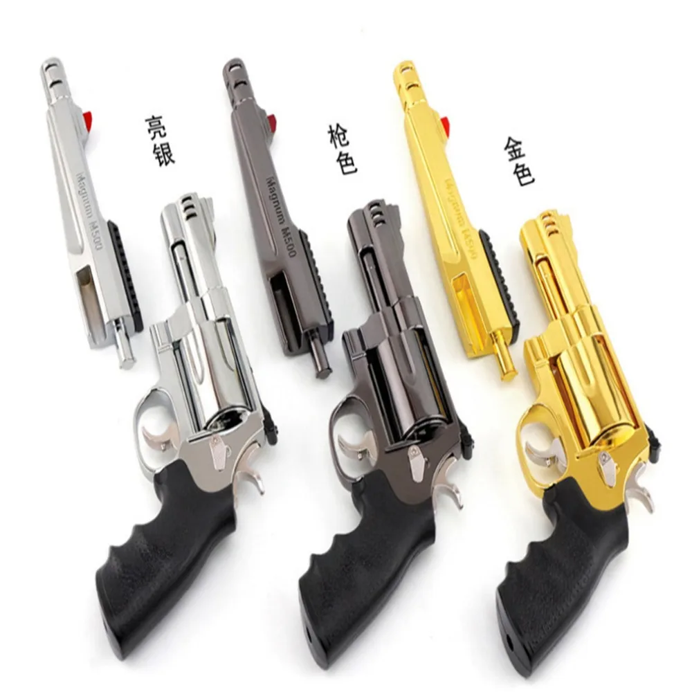 

Toy Guns Smith Wissen M500 model metal double barrel removable and non-launching toy gun 1:2 metal texture model #75