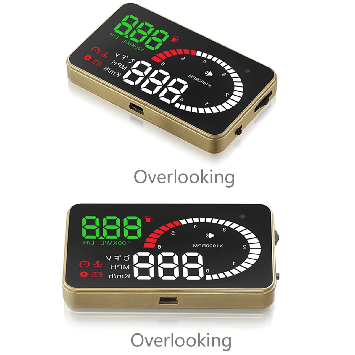 X6 3 5 дюймов Автомобильный Hud OBD2 дисплей OBD скоростной измеритель превышения