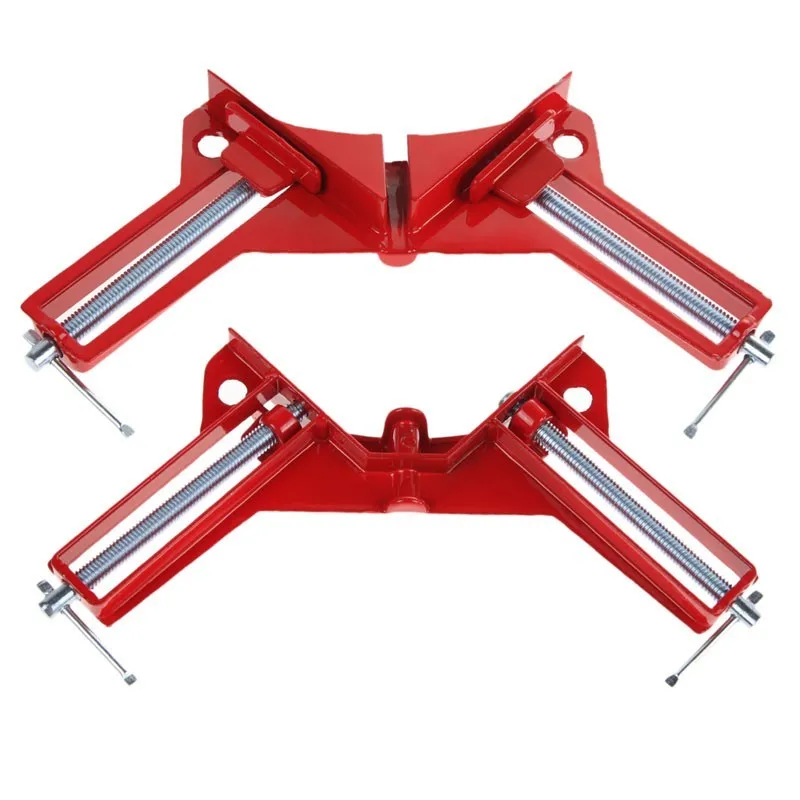 

10 pcs 100mm Mitre Corner Clamps Picture Frame Holder Woodwork Right Angle Red
