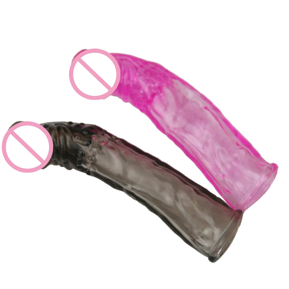 penis sleeve extender Bolder delay ejaculation reusable cock ring dick cover sleeves condom sex toys for man realistic glans 4