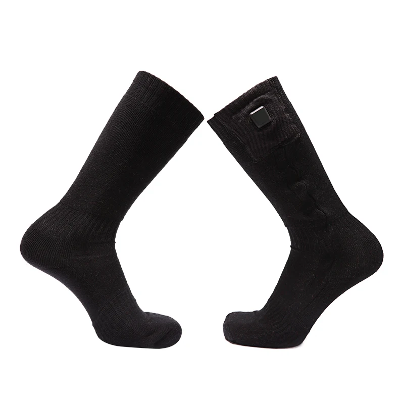 

1 Pair Outdoor Cold Weather Fever Socks Electric Heated Socks Warmer Heater Ice Fishing Hiking Cycling Sport Socks for Men Women