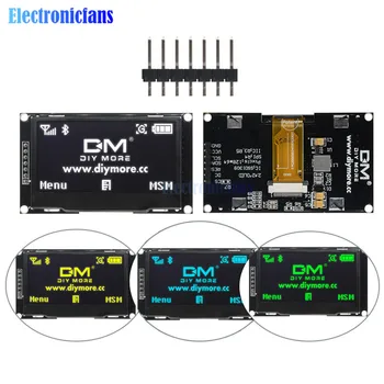

White/Blue/Green/Yellow 2.42" inch LCD Screen 128X64 OLED Display Module IIC I2C SPI Serial SSD1309 128*64 for Arduino C51 STM32