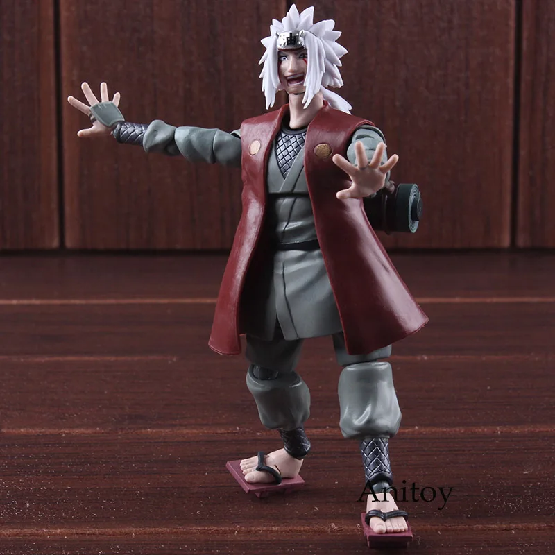 Дешево S. H. Figuarts СВЧ Наруто Джирайя фигурку ПВХ фигурка Коллекционная модель игрушки