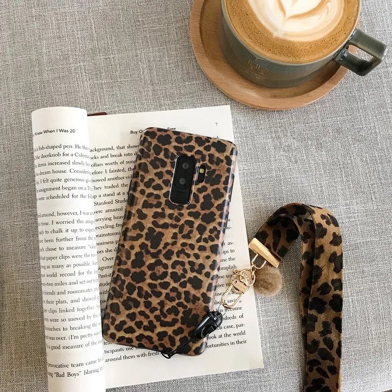 DCHZIUAN Модный чехол для телефона с леопардовым принтом для samsung Galaxy Note 10 S8 S10 S9 Plus NOTE 8 NOTE 9 чехол Роскошный чехол с ремешком