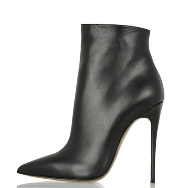 mid calf pointed boots
