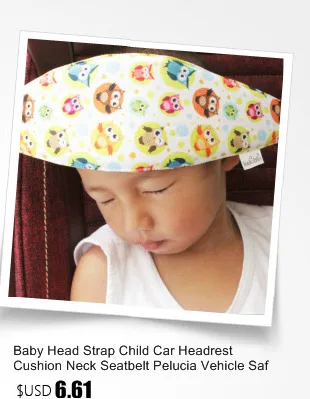 Милое детское автомобильное сиденье для сна, повязка на голову, безопасный ремень для путешествий, автомобильные ремни, фиксирующая лента, регулируемая поддержка, детский головной ремень, подушка