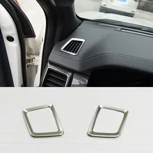 Stainless Steel For Ford Everest 2015 2016 2017 2018 Car Air Vent Outlet Trim Decoration Sticker Case Accessories 2Pcs/Set Stainless Steel For Ford Everest 2015 2016 2017 2018 Car Air Vent Outlet Trim Decoration Sticker Case Accessories 2Pcs/Set
