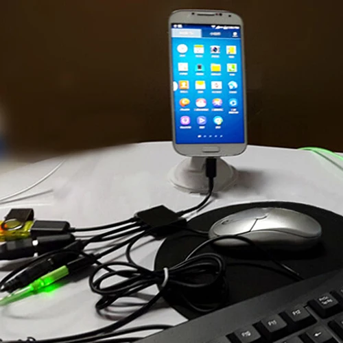 4 в 1 микро usb-хаб OTG кабель удлинитель адаптер для Android для samsung планшета зарядное устройство