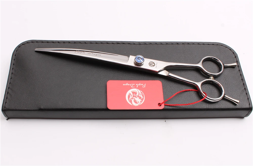 Z9103 8.0" 22cm Purple Dragon Japan 440C Pets Grooming Hair Scissors