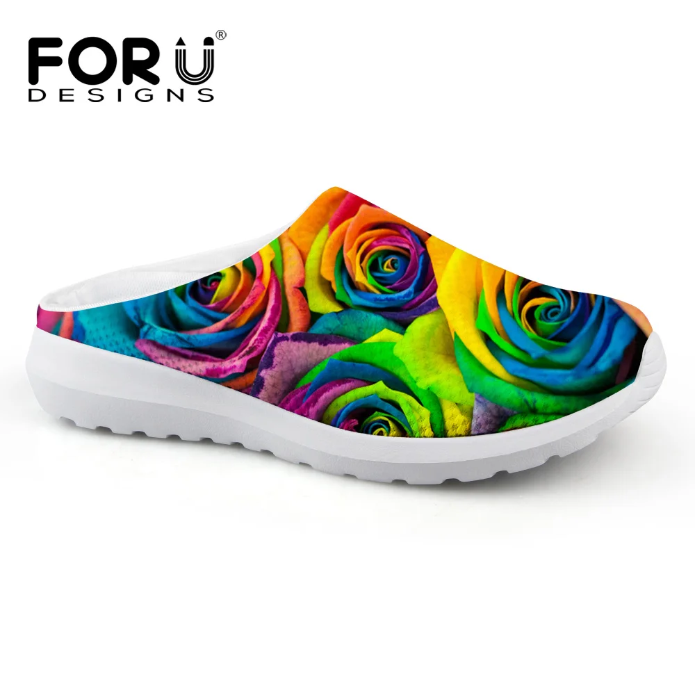 FORUDESIGNS/летние пляжные шлепанцы унисекс Дышащие сандалии с отверстиями на День