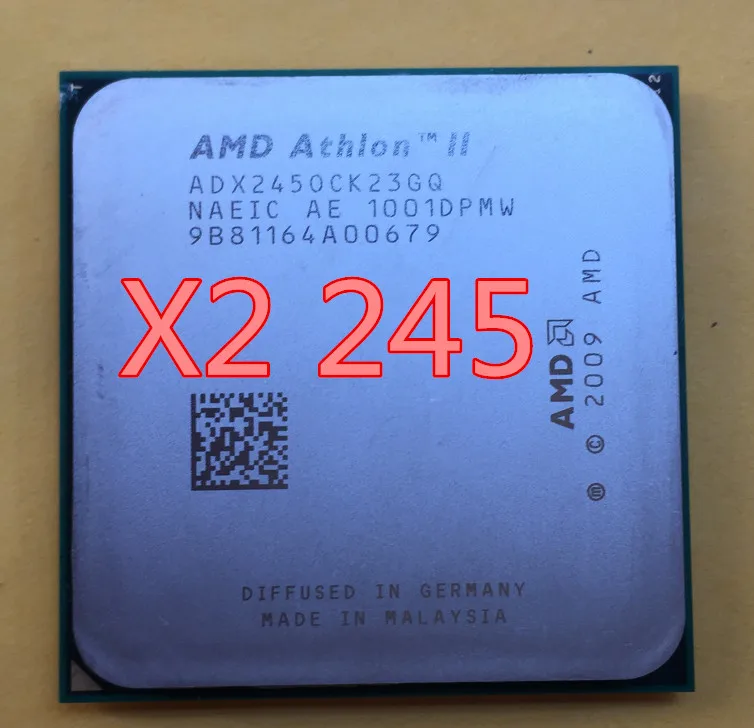 

AMD Athlon II X2 245 x2 245 processor (2.9GHz/2MB L2 Cache /Socket AM3) Dual-Core free shipping