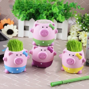 

New Year Animals Ceramic Flowerpot Pig Planter On Sale Cute Succulent Plants Flower Pot Planter