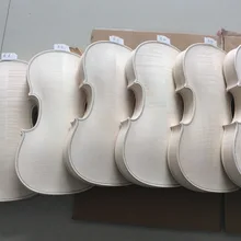 Один кусок тела скрипки, нелакированные Белые части скрипки