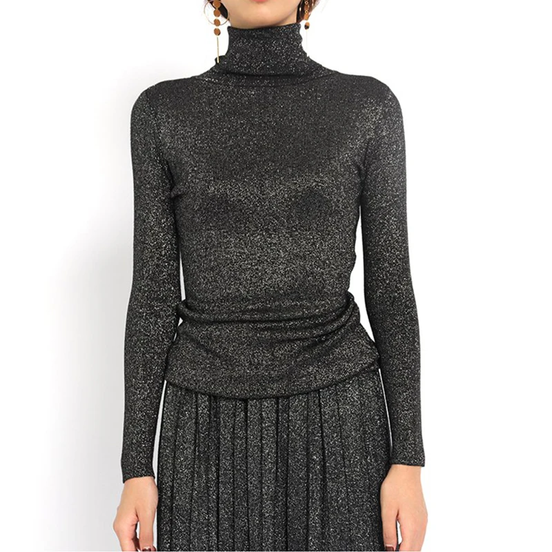 Купить Водолазку С Люрексом Женскую