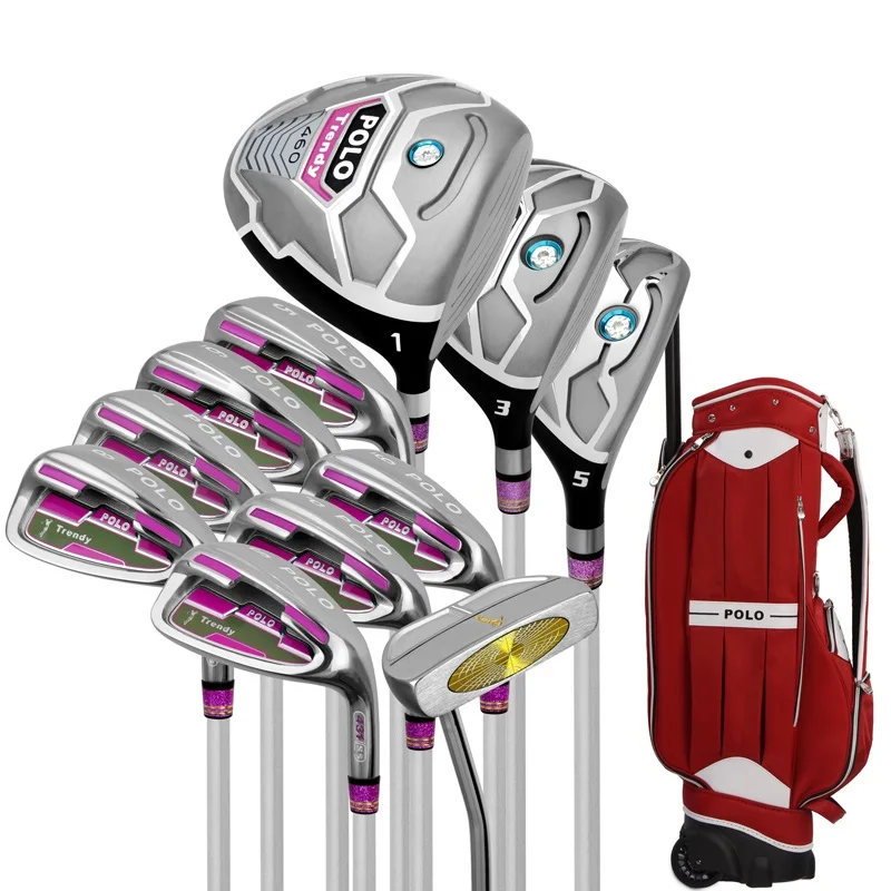 

Golf Brand POLO. 11 pieces Ladies golf clubs women golf irons clubs complete full set