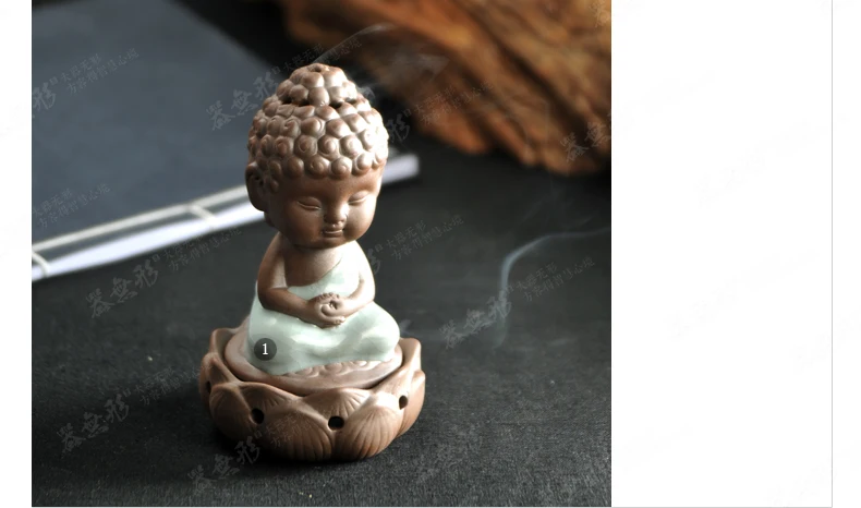 Geyao Ruyao печь маленькая керамическая курильница «Будда» с орнаментом сандалового дерева Арома печь для обжига