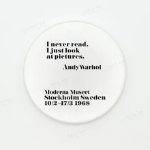 Nordic Минималистский Черный и белый Andy Warhol кавычки поп Керамика подставки подарок Творческий дом чашки Кухня аксессуары Pad напитков